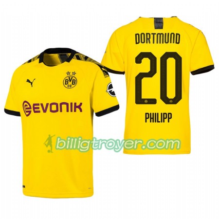 Billige Fotballdrakter Borussia Dortmund Maximilian Philipp 20 Hjemmedraktsett 2019/20 Kortermet